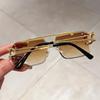 Sunglasses Men Fashion Rimless Sun Glasses Shades Lens Ladies Frameless Eyeglasses