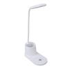LED Desk Lamp Touch Control Flexible Arm Small Table Light with Wireless Charger Pen Holder for