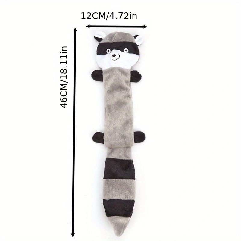 Plüschige Knisterpapier-Tierspielzeuge: Fuchs, Waschbär & Eichhörnchen - Bissfeste Simulationsmaterialien