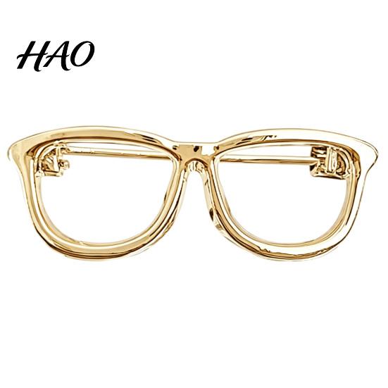 Women Decorative Pin Alloy Glasses Brooch for Men Women, Eyeglasses Shape Lapel Zinc Pin, Accessory Suits Shirts Sweaters Daily Outfit
