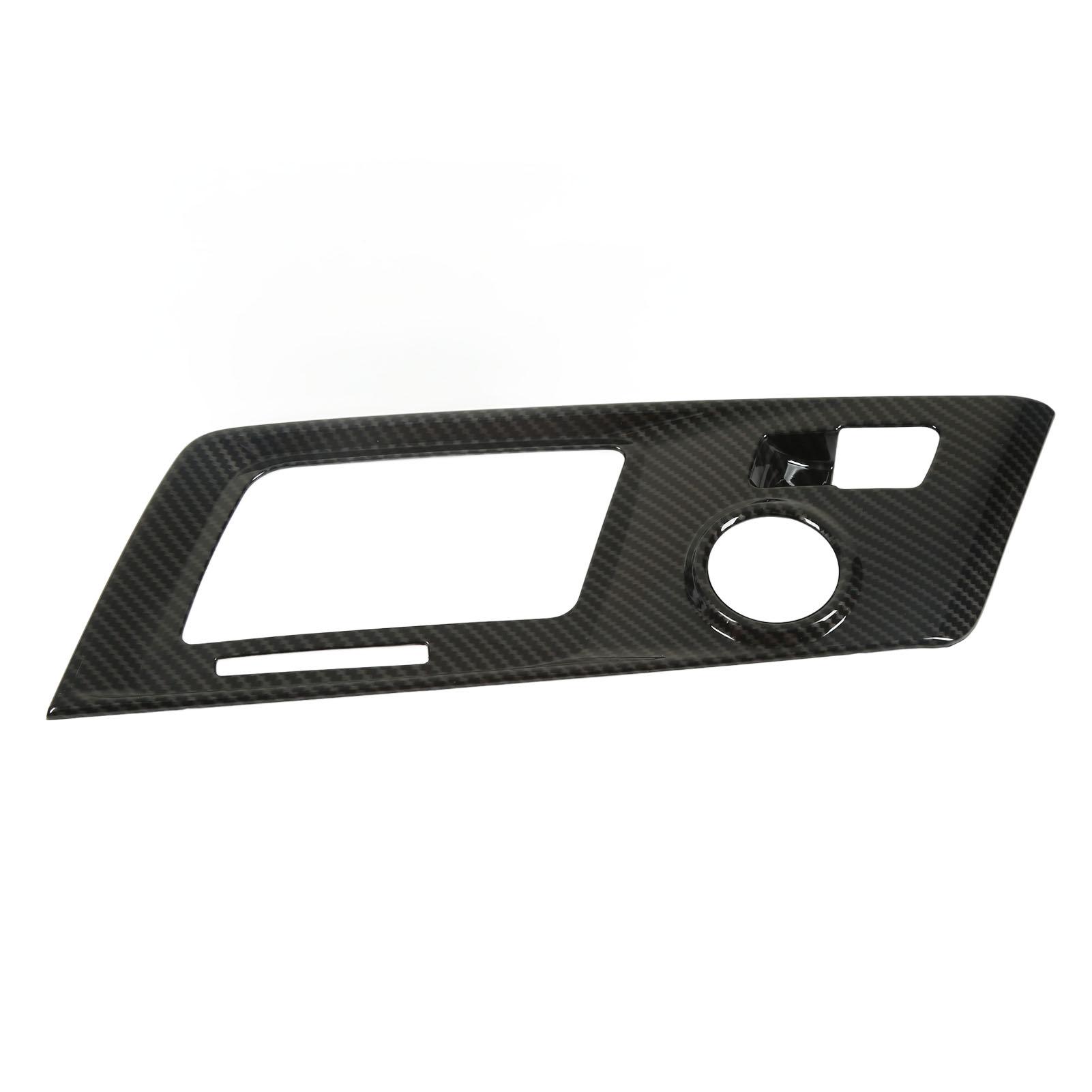 

Car Gear Box Cover Trim Carbon Fiber Style Console Shifter Panel Frame Sticker Replacement for Corvette C7 2014‑2019