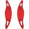 Aluminum Alloy Steering Wheel Paddle Extension Sticker Steering Wheel Shift Paddle For Kia Stinger 2018-2023, Kia Soul GT-Line Turbo 2020-2022(red)