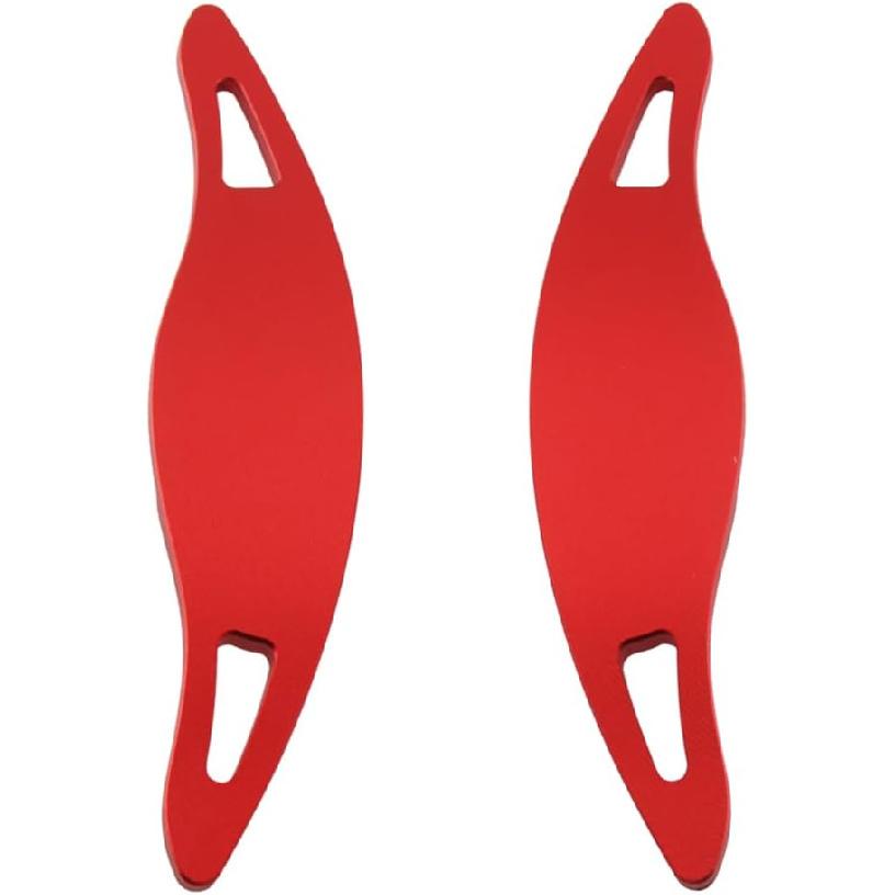 Aluminum Alloy Steering Wheel Paddle Extension Sticker Steering Wheel Shift Paddle For Kia Stinger 2018-2023, Kia Soul GT-Line Turbo 2020-2022(red)