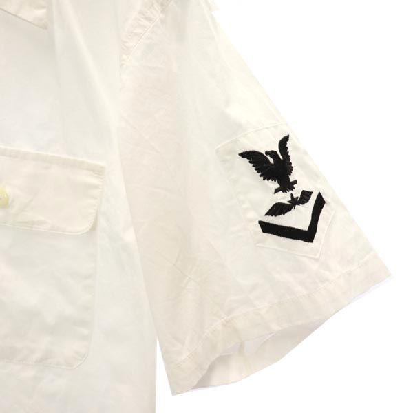 CALEE Short sleeve Open collar shirt M White Men's Used