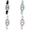Gedi Artistic Elliptical Womens Quartz Watch With Decorative Dial For Fashion Ladies