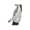 Adidas Sports Windproof Warm Stand-Up Collar Cotton Jacket Women Jackets White GH4582