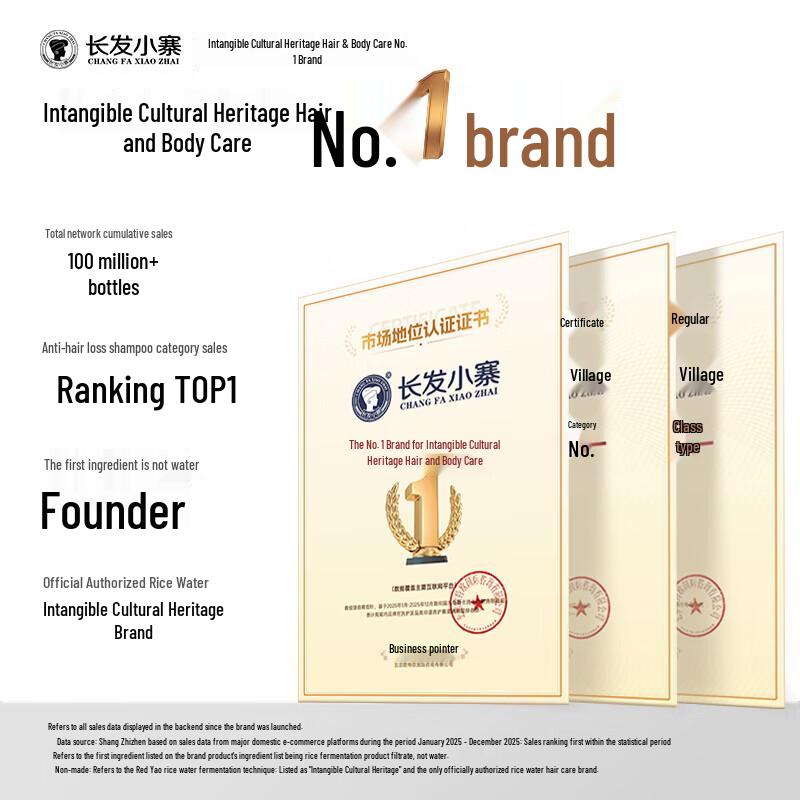 Changfa Xiaozhai Oil Control Anti-Hair Loss Volumizing Shampoo