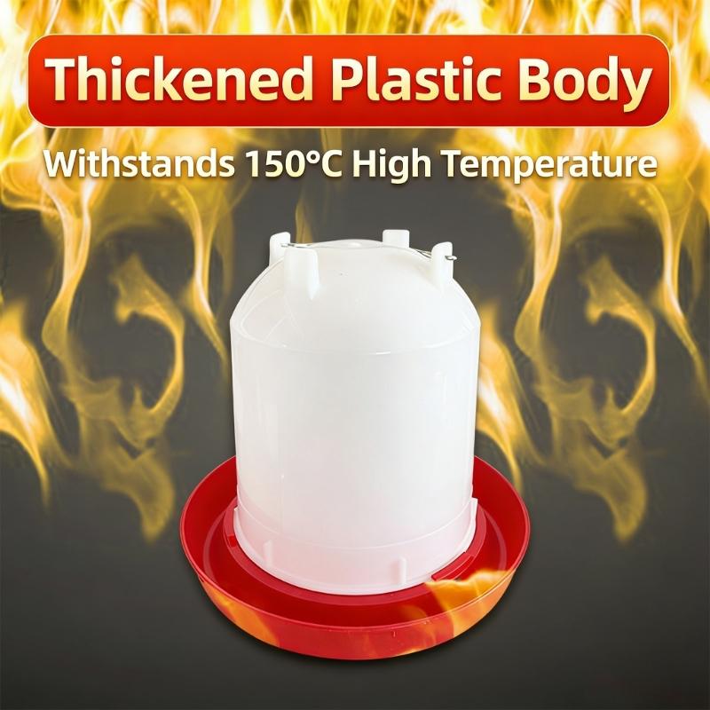 Poultry Water Heater Electric Heated Waterer With Constant Heat In Winter Cold Weather Duck Chicken Heating Drinker