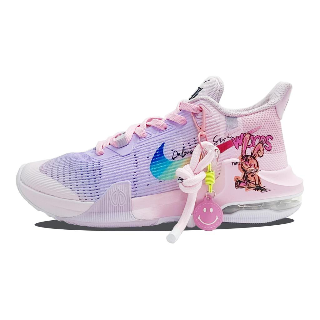 Nike Air Max Impact 3 Fabric Slip Resistant Abrasion Resistant Low top Basketball Shoes Men's Light Purple DC3725-101(Team546-2.0)