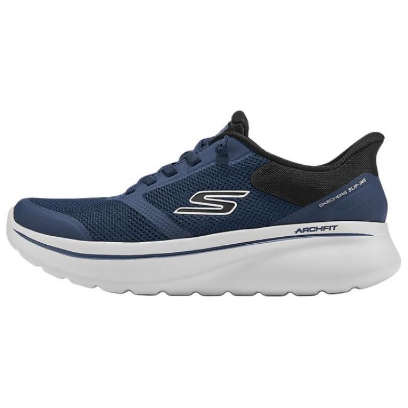 Skechers GO WALK Men Wear Resistant Support Low Top Walking Shoes Navy Blue 217084-NVY 39.5