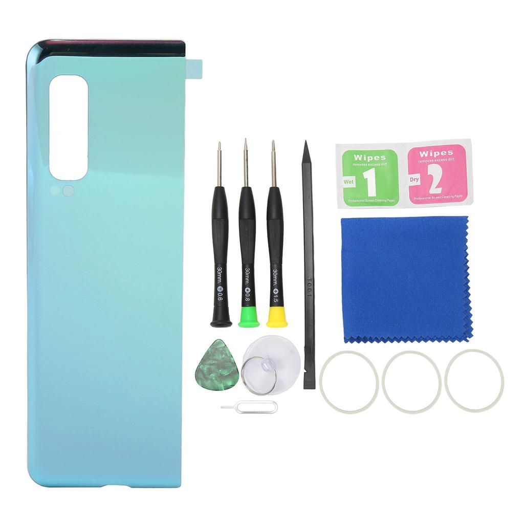 Back Cover Glass Replacement with Pre Installed Tape and Repair Tool for Samsung for Galaxy Z Fold