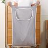 Over-the-Door Hanging Laundry Basket Wall-mounted Dirty Clothes Storage Organizer for Bathroom Toy Storage