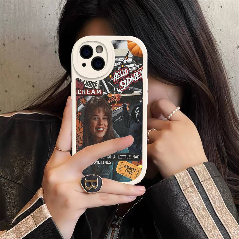 Horor S-scream Dead Phone Case For IPhone 11 12 13 14 15 16 Pro Max Plus Leather Cover