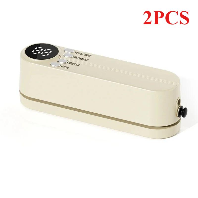 NEW Vacuum Sealer A Multifunctional Food Sealer Wireless USB Charging With Sealing External Suction Inflation Functions