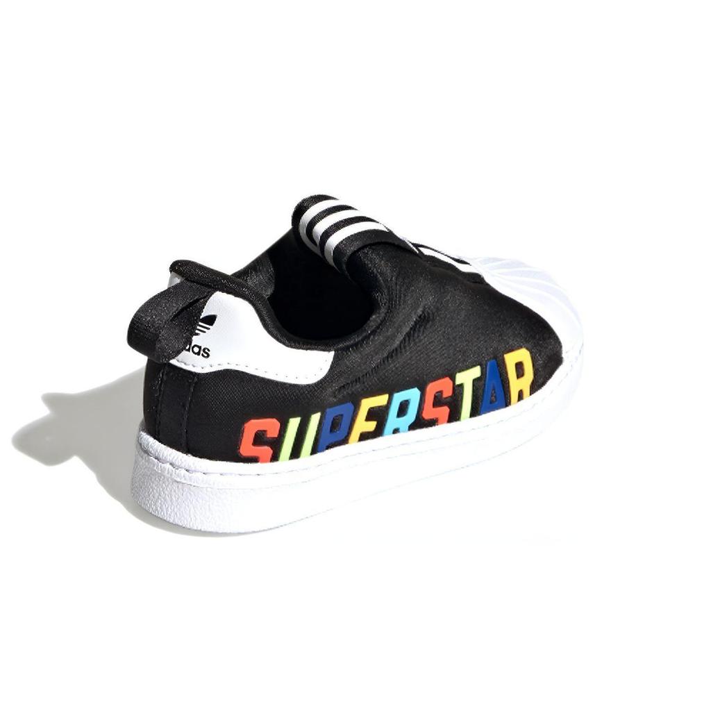 Adidas Originals Superstar 360 X Abrasion Resistant Low top Toddler Shoes Black White Infant And Toddler FV7232