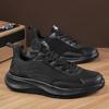 Fitness Exercise Men Breathable Mesh Sneakers Streamlined Appearance Lightweight Daily Outdoor Walking Shoes
