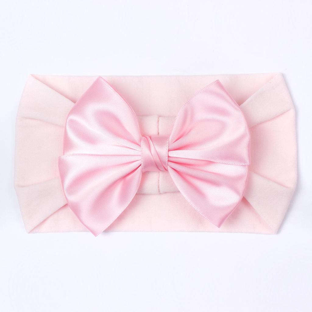 2023 Soft Nylon Wide-Brim Bow Headscarf for Babies and Kids
