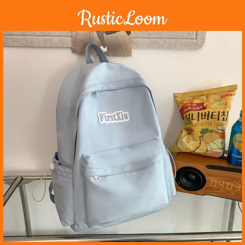 Letter Youth Pattern Fashion Backpack With Laptop Pocket For Daily Commuting