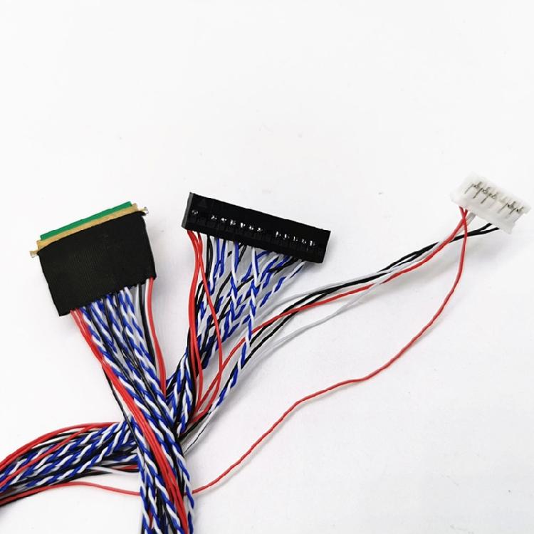 LCD Screen LVDS Cable 40Pin LVDS Cable 2 Channel 6-Bit Support for 14-18.4 Inch