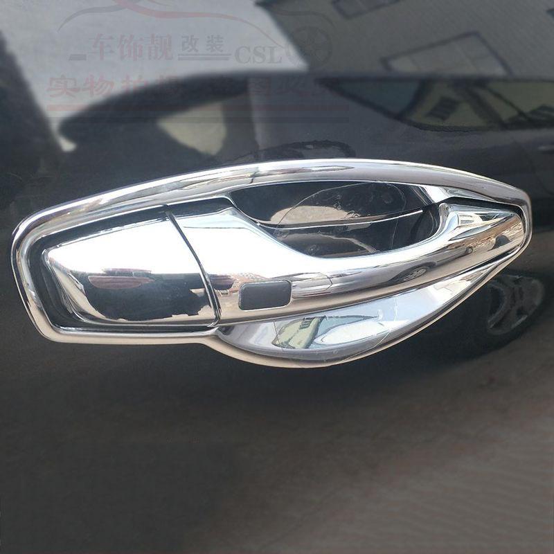Car Door Handle Bowl Trim Cover Protect for Hyundai Santa Fe 2013 2014 2015 2016 2017 2018