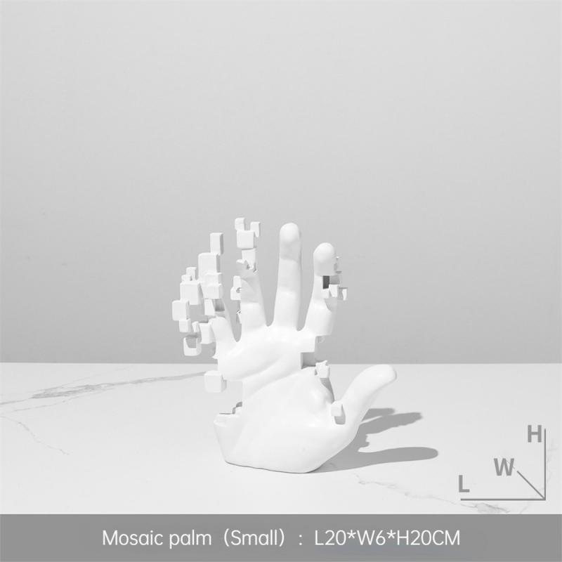 

Sculpture High End Beautifully Minimalism High Quality Decorative Palm Ornaments Home Decoration Modern Fashionable Crafts Resin