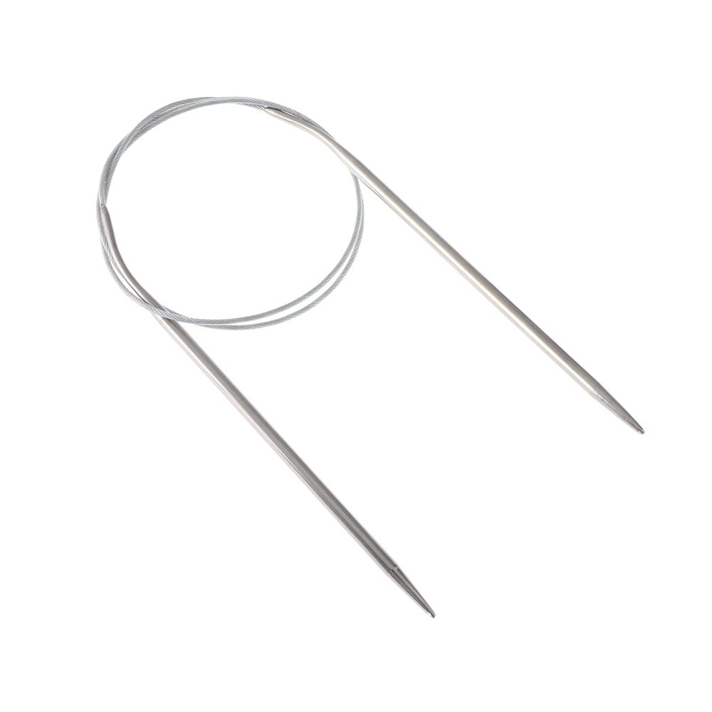 Edelstahl Rundstricknadel Handgefertigt Strickhäkelnadel Haushalt DIY Bastelartikel Handarbeitszubehör Nähnadeln