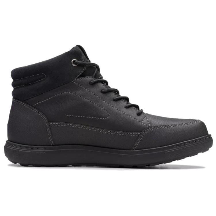 Clarks Leather Slip-Resistant Fashion Ankle Boots Men Boots Black 26180204