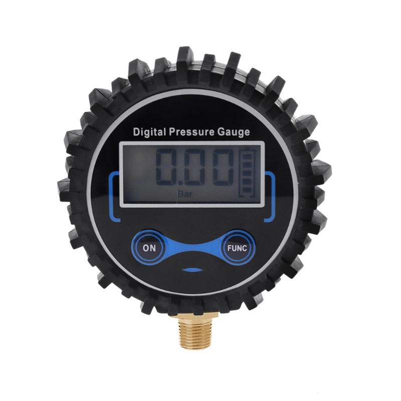 1/8 NPT Digital Tire Pressure Gauge Car Bike Motorcycle Tyre Tester PSI Meter Car Accessories Wear-resistant M4YD