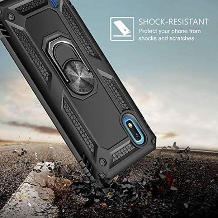 Shockproof Case - LittleMonkey - Samsung Galaxy A20E - Aluminum - Magnet - 360° Ring Stand