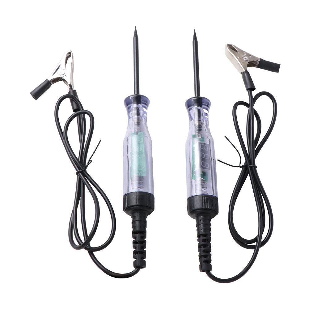 6V 12V 24V Voltage Circuit Tester Auto Diagnostic Light Bulb Electric Measuring Pen DC Car Scanner