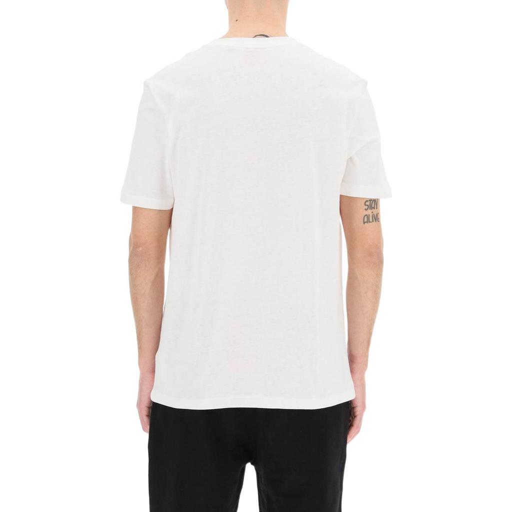 Hugo Logo Printed Regular Fit T Shirt 50467556-100