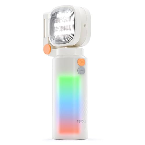 

2000 Lumens LED Camping Lantern with Stepless Dimming, 2700K-6500K Color Temperature Adjustment, Up to 120 Hours of Use, USB-C Rechargeable, 180° Rota