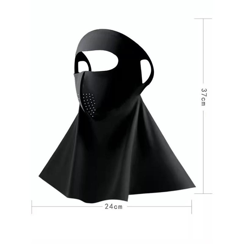 Sunscreen Seamless Mask For Men And Women Breathable Ice Silk Neck Protection Outdoor Sunscreen Mask