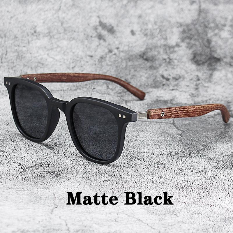 New Arrival Men Vintage Wooden Frame Sunglasses Classic Brand Sun Glasses Coating Lens Driving Eyewear for Men/women