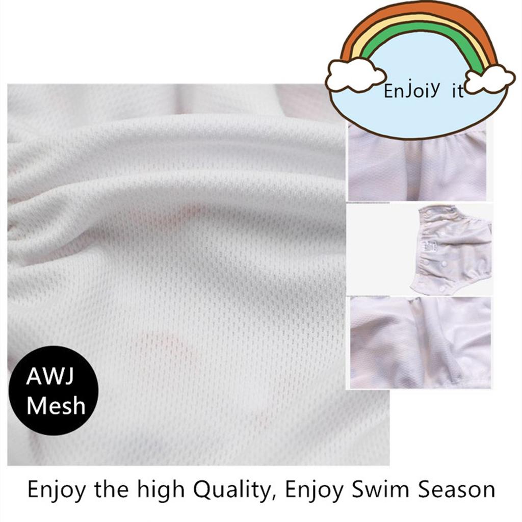 1pc Baby Swim Diapers Reuseable Washable Adjustable for Swimming Lesson Baby Shower Gifts Large Size Baby Swim Nappy