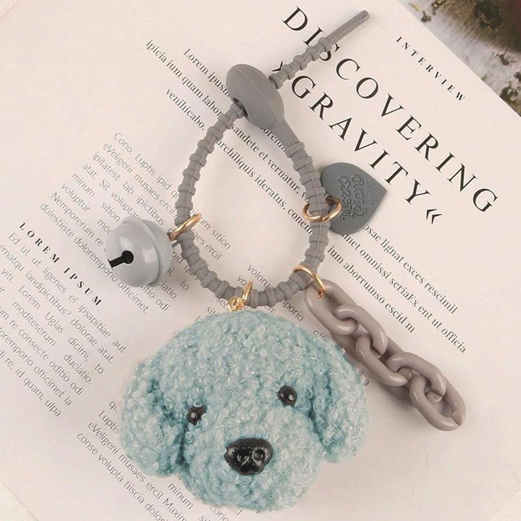 Simulated Bread Chocolate Maillard Leather Woven Rope Design Exquisite Creative Chain Student Backpack Ornamen Bag Charm