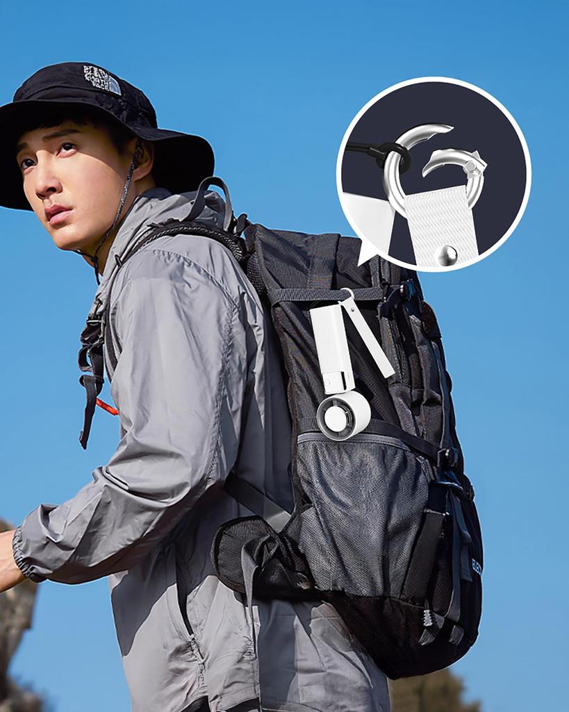 Goldmax Portable Handheld Fan with Cooling Handheld Instant 6000mAh Large Rapid Cooling to Stepless Wind Speed Powerful Super Fast LED USB Desktop