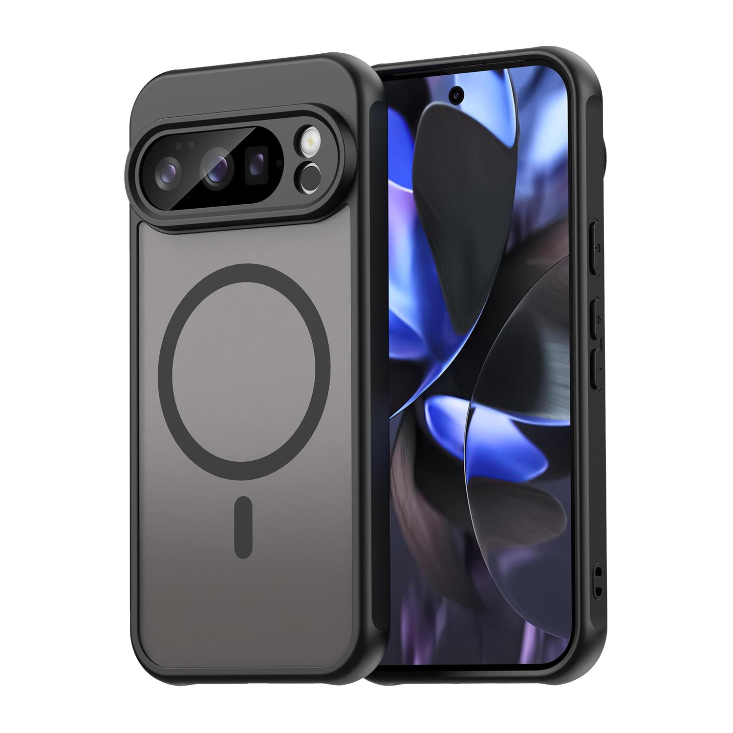 

Google Pixel 10 Pro XL Phone Case,Magnetic Shockproof Phone Case,Bumper Hybrid Cover for Google Pixel 10 Pro XL чёрный