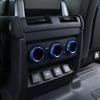 Für Land Rover Defender 110 130 Auto Styling Aluminium Legierung Zurück Reihe Klimaanlage Knöpfe Trim Ring Auto