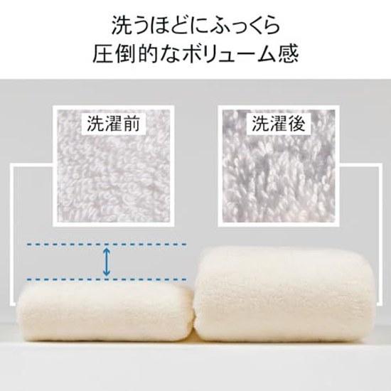 Toalha Laboratório Volume Rico #003 Rosto Cinza Carvão Conjunto de 5 Peças Especificação de Hotel Pelúcia Grossa Absorção Rápida Durabilidade 100% Algodão 480GSM Japão