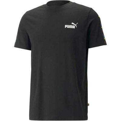 Solid Color Crew Neck Loose Breathable Sports Short Sleeve T-Shirt Men Tops Black 676670-01