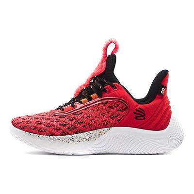 Sezamová ulice x Curry Brand Curry Flow 9 GS Street Pack - Elmo Dětské tenisky Žhavě červená-Korálově červená Černá 3024249-603