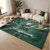 Benutzerdefinierter Teppich Philadelphia Eagles Muster Druck Name Text Weicher Rutschfester Bodenbelag für Heim-Innenraumdekoration