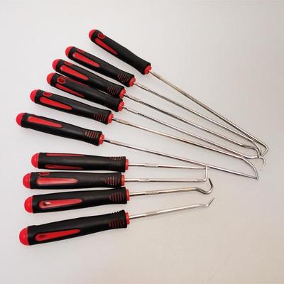 10Pcs Heavy Duty Automotive Maintenance Seal Hooks Car Vehicle Oil Seal Screwdrivers Set For O-Ring Gasket Clips Rings Removal