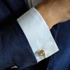 Cufflinks for Mens Alien Cuff Links Men's Shirt Cuff Buttons Stainless Steel Jewelry Accessories Christmas Present Wholesale