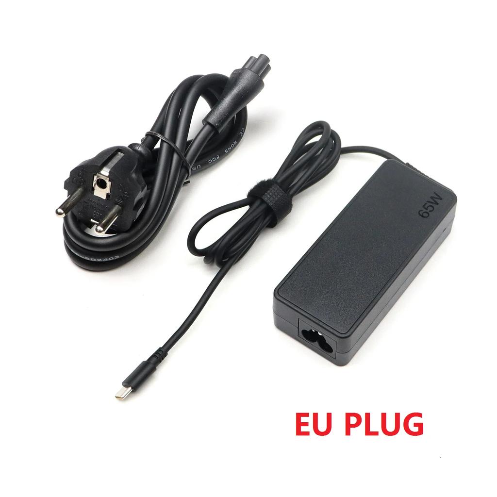 65W 20V 3.25A USB C Laptop Charger Adapter for Lenovo ThinkPad Hp Chromebook Yoga Huawei Xiaomi ASUS Type C Power Adapter