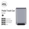Stainless Steel Pedal Trash Can with Lid for Kitchen, Living Room, Office - Large Size Commercial Bin