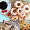 2Pcs Baking Molds Food Grade Larger Size With Dip Tongs Hollow Bake PP Material Donut Cutters Baking Mould Makers Kitchen Supply