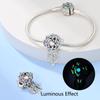 Dreamcatcher Style Moon Pendant 925 Silver Beads DIY Bracelet Jewelry Making Kit