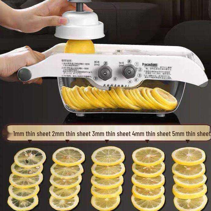 2024 Multifunctional Lemon Slicer for Milk Tea Shop - Efficient Fruit Thin Slicing Tool
